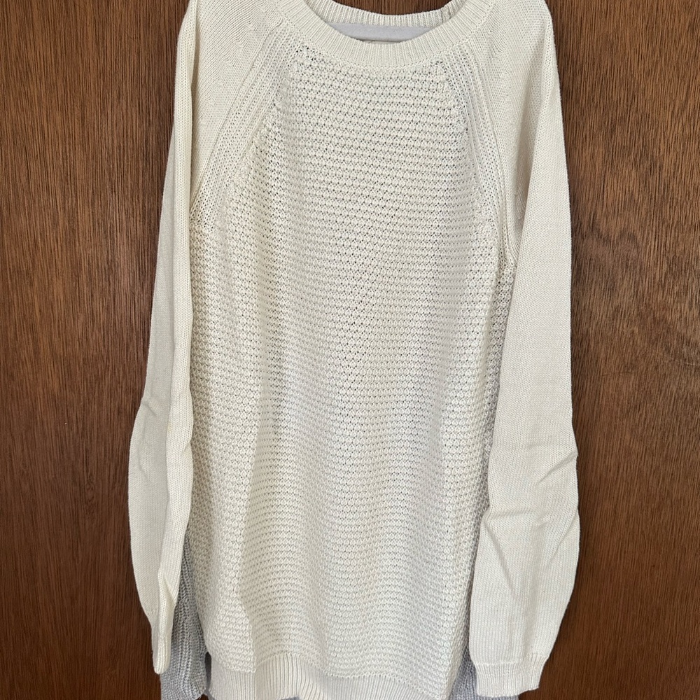 Cream Knit Women's Sweater